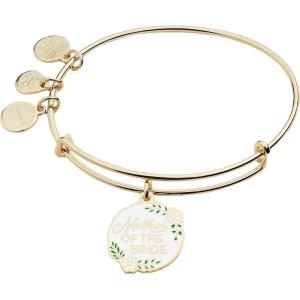 Alex and Ani Mother of the Bride Heart Bangle(Shiny Gold Finish)