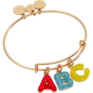 Alex and Ani School-Themed Charm Bracelet for Women – Ideal Gift for Teachers & Students(Shiny Gold)