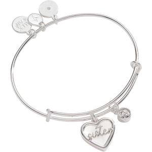 Alex and Ani Sister Charm Bangle(Silver)