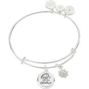 Alex and Ani The Best Is Yet To Come Duo Bracelet(Shiny Silver)
