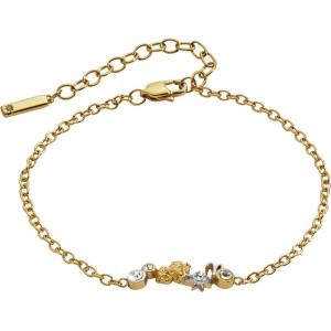 Alex and Ani Zodiac Bracelet – Two-Tone Stainless Steel with Clear Crystals, Nickel-Free, Zodiac Sign Bracelet for Women(Aries)