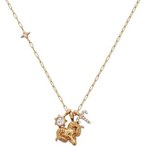 Alex and Ani Zodiac Charm Cluster Necklace(Aries)