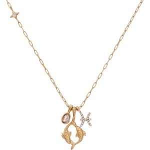 Alex and Ani Zodiac Charm Cluster Necklace(Pisces)