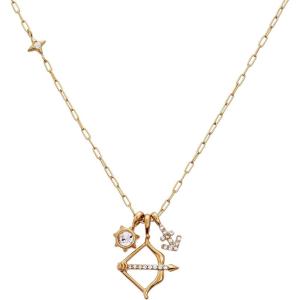 Alex and Ani Zodiac Charm Cluster Necklace(Sagittarius)