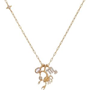 Alex and Ani Zodiac Charm Cluster Necklace(Scorpio)