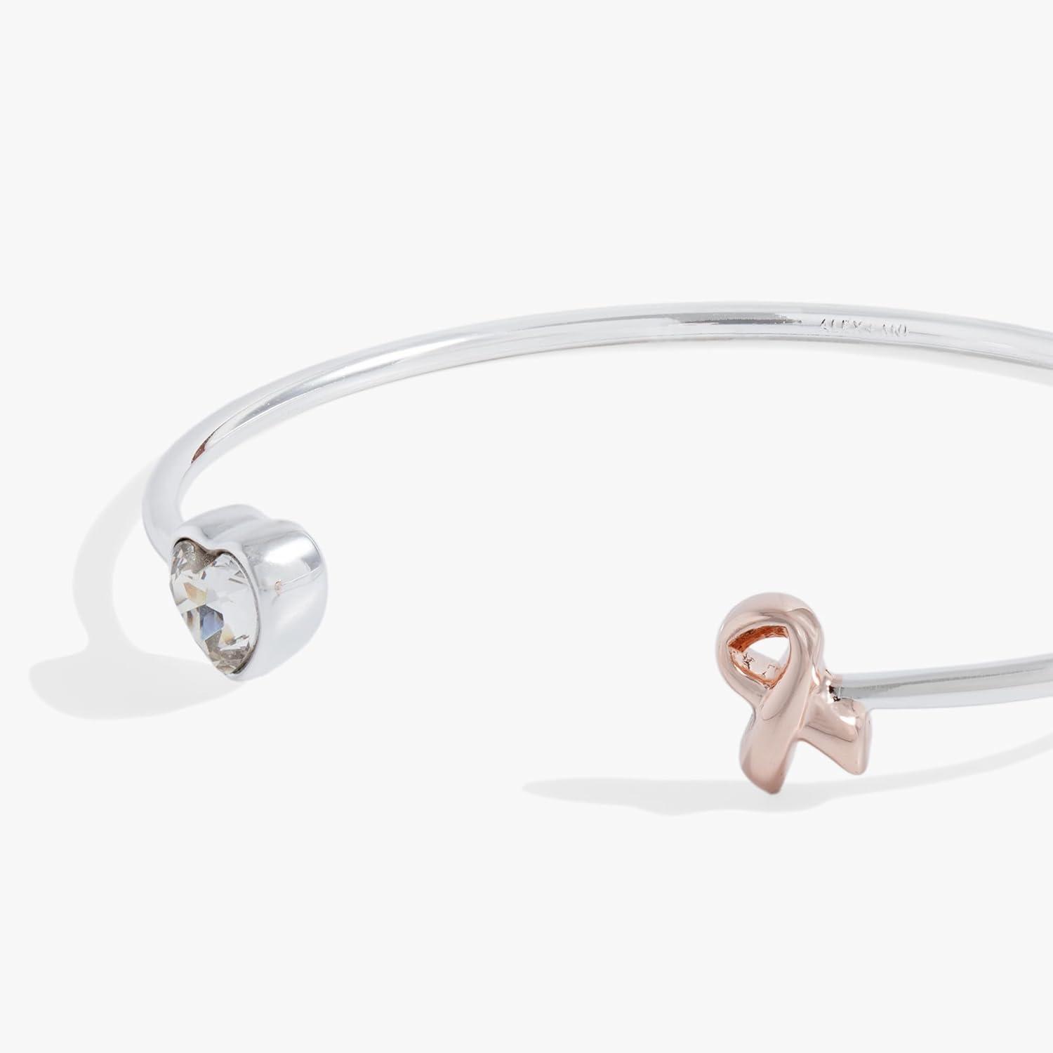 imageAlex and Ani Hope Breast Cancer Awareness Pink Ribbon CuffBreast Cancer Awareness Flex Cuff