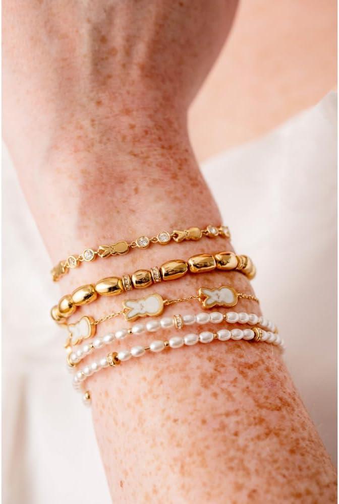 imageAlex and Ani Peeps Bunny Bolo BraceletGold