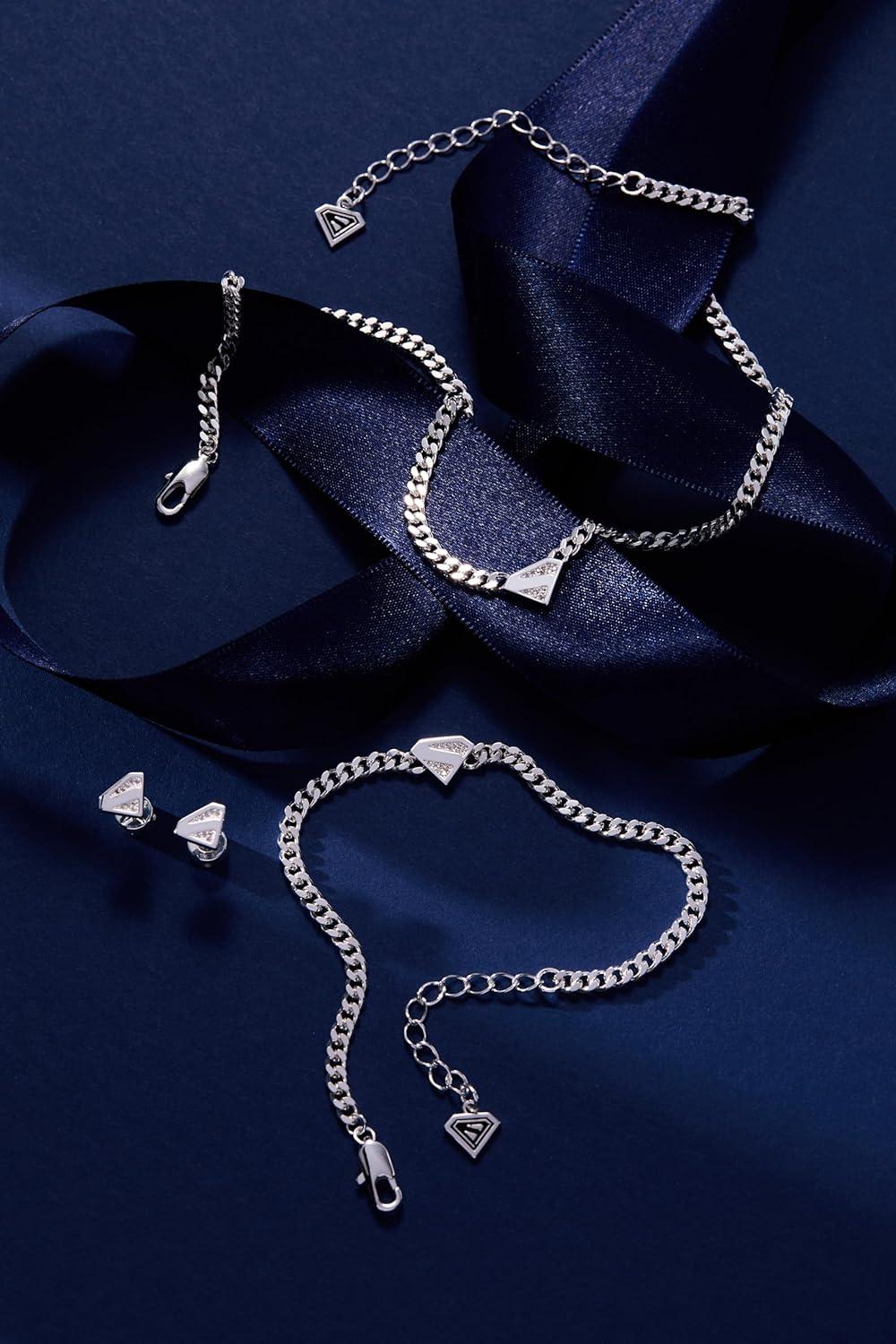 imageAlex and Ani SUPERMAN Fortress of Solitude JewelrySUPERMAN Pave Logo Stud