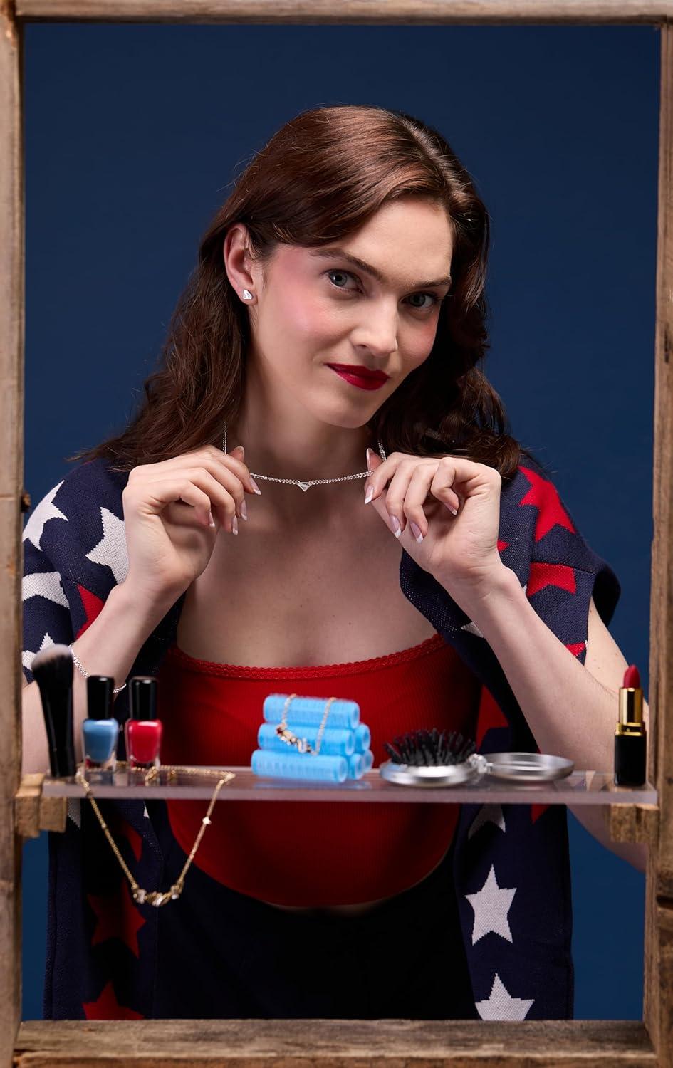 imageAlex and Ani SUPERMAN Fortress of Solitude JewelrySUPERMAN Pave Logo Stud