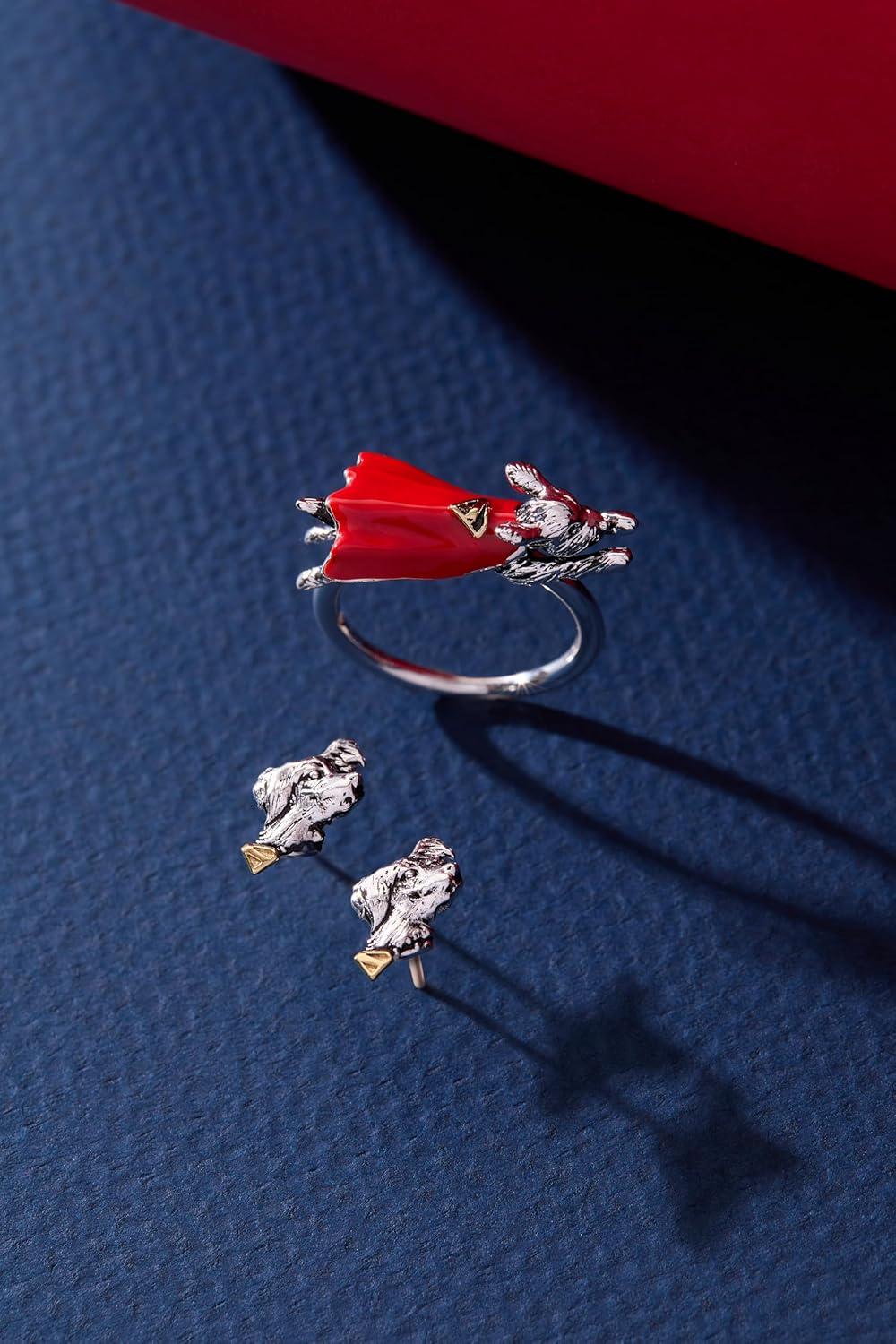 imageAlex and Ani SUPERMAN Krypto The Superdog JewelrySUPERMAN Krypto Ring Sz 7