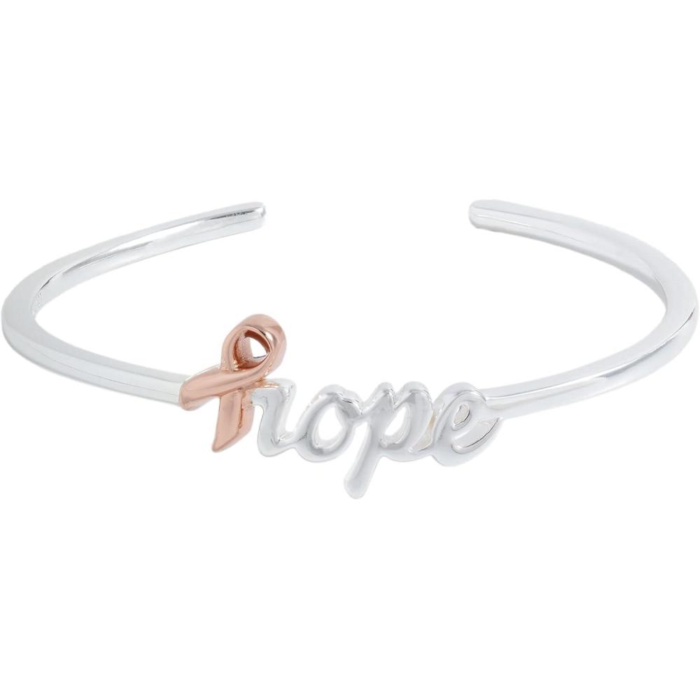 imageAlex and Ani Hope Breast Cancer Awareness Pink Ribbon CuffBreast Cancer Awareness Hope Cuff