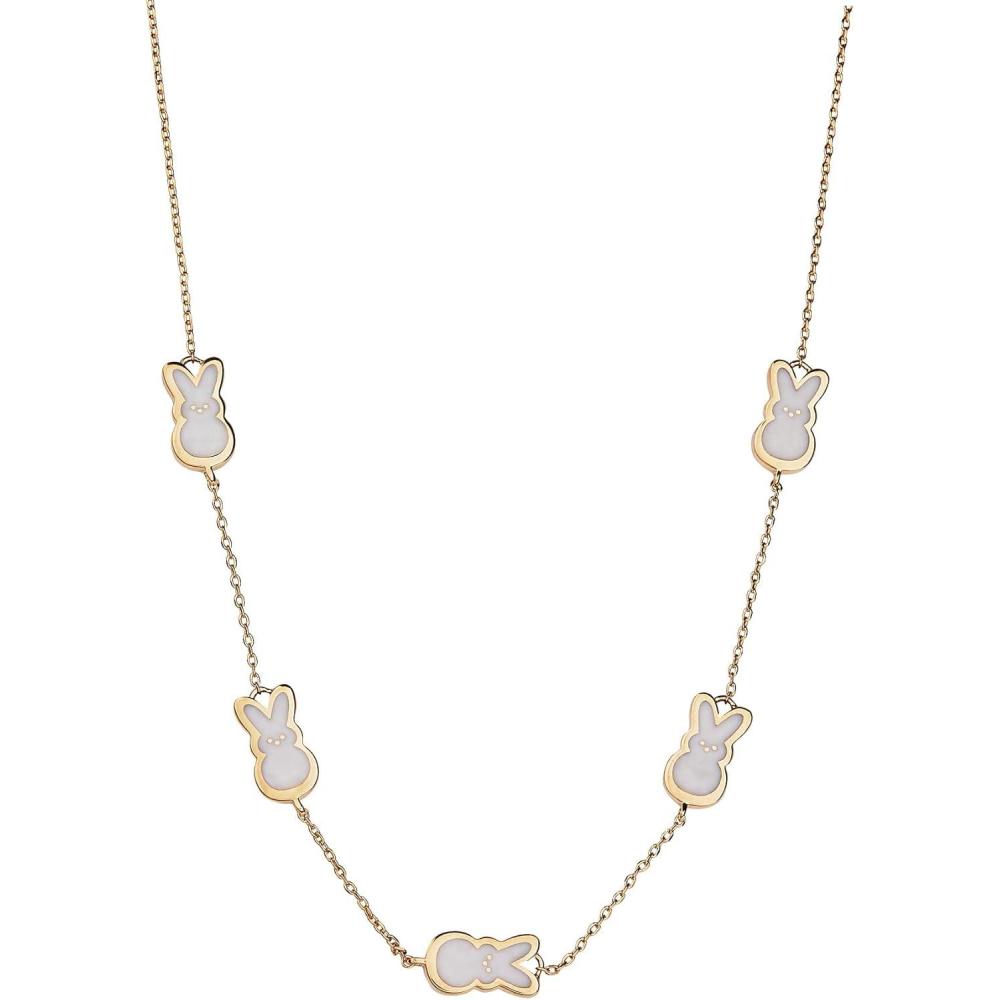 imageAlex and Ani PEEPS Pearlized Bunny JewelryNecklace