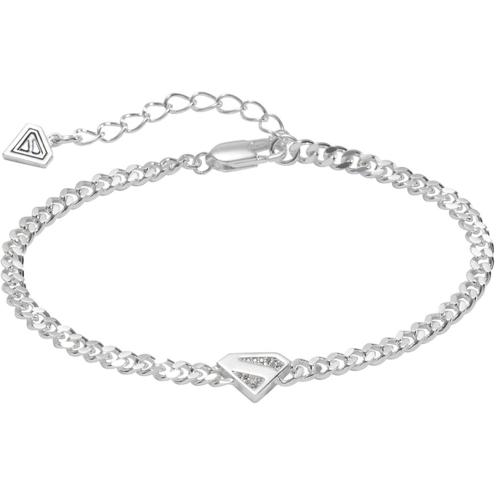 imageAlex and Ani SUPERMAN Fortress of Solitude JewelrySUPERMAN Pave Logo Inline Bracelet