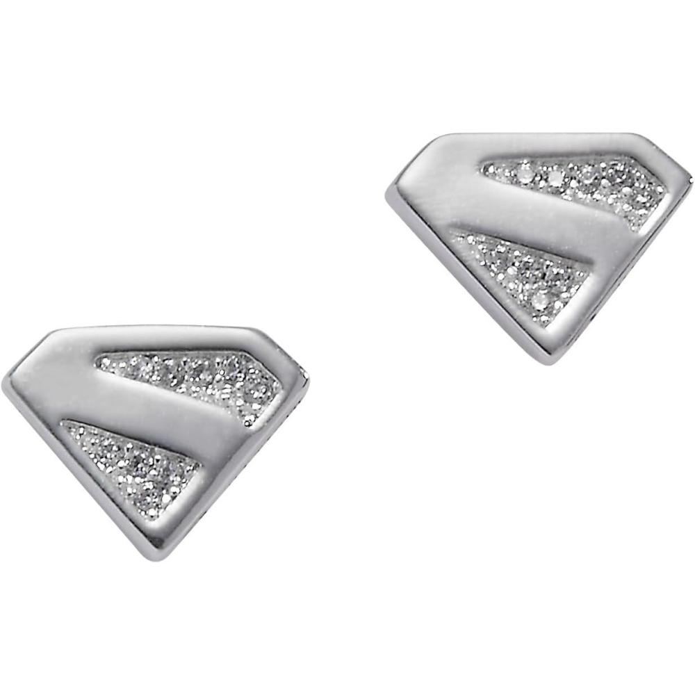 imageAlex and Ani SUPERMAN Fortress of Solitude JewelrySUPERMAN Pave Logo Stud