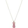 Peeps® Pink Crystal Bunny Pendant Necklace