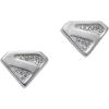 SUPERMAN™ Pave Logo Stud
