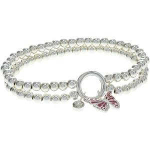 Alex and Ani Breast Cancer Awareness Butterfly Stretch Bracelet
