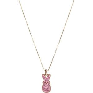 Alex and Ani PEEPS Jewelry(Peeps® Pink Crystal Bunny Pendant Necklace)