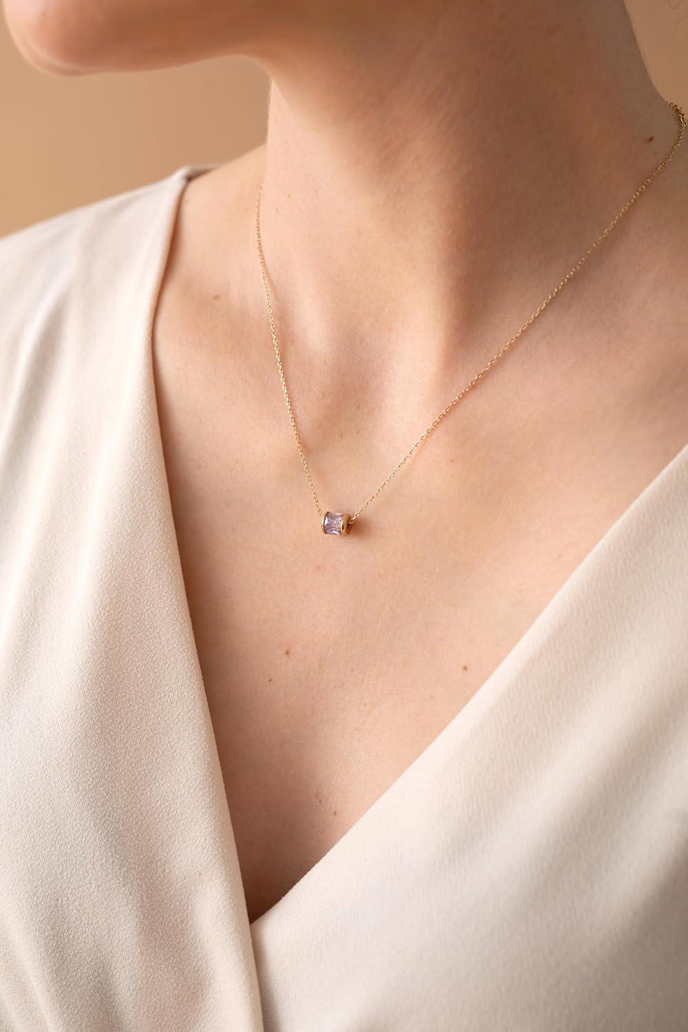 imageAlex and Ani Birthstone Precious Pendant NecklaceGold