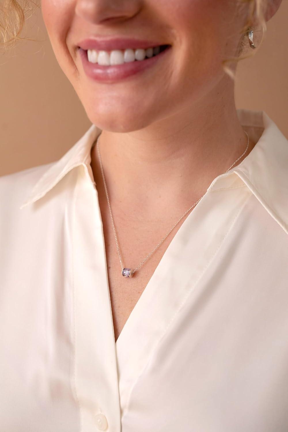 imageAlex and Ani Birthstone Precious Pendant NecklaceSilver