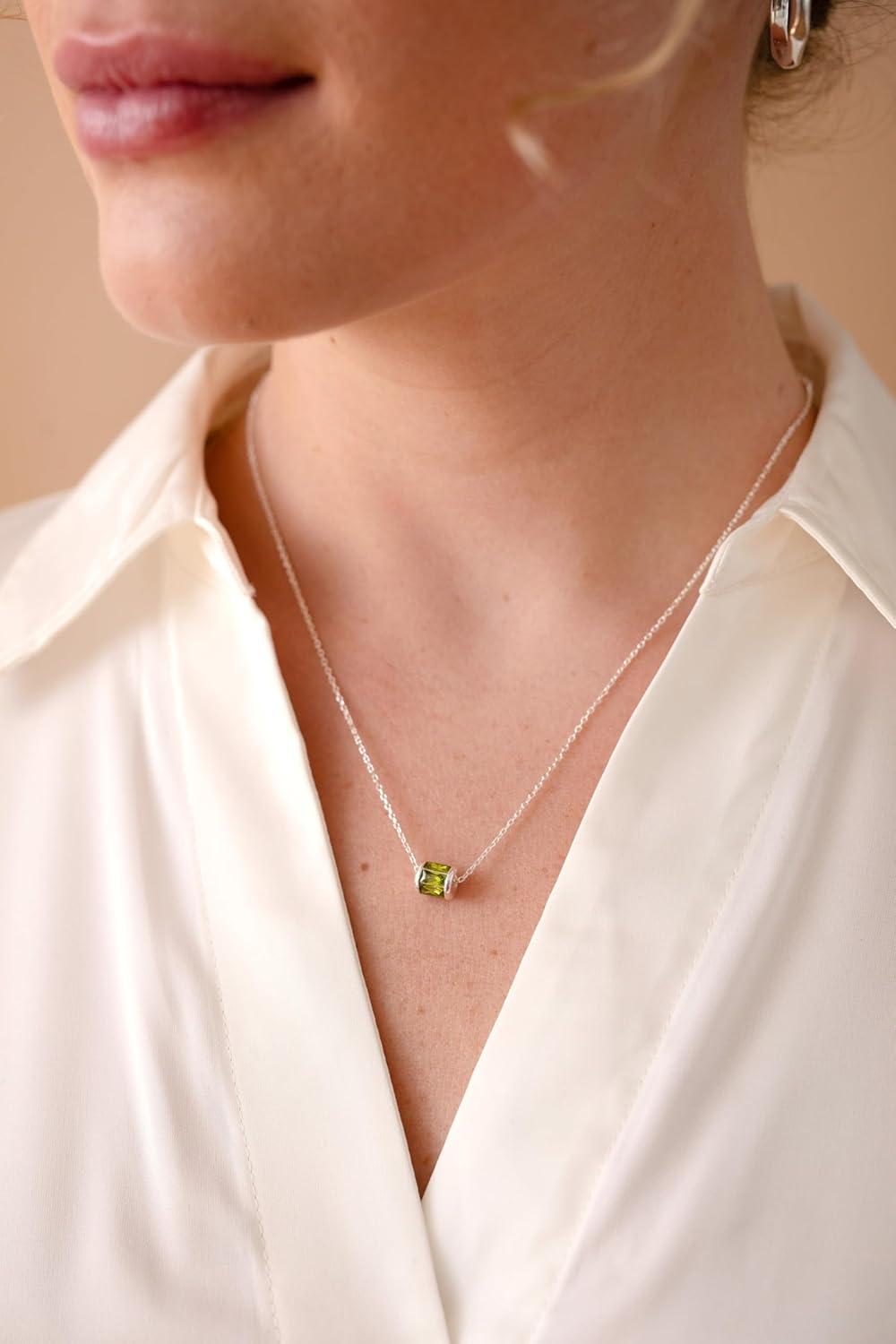 imageAlex and Ani Birthstone Precious Pendant NecklaceSilver