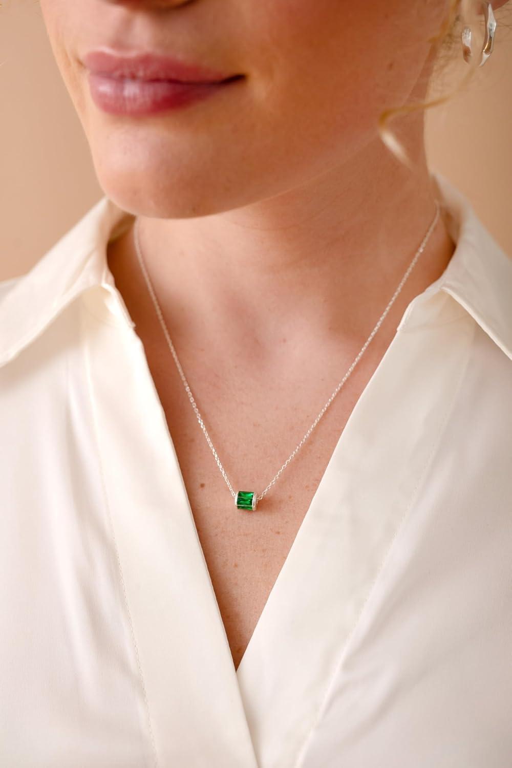 imageAlex and Ani Birthstone Precious Pendant NecklaceSilver