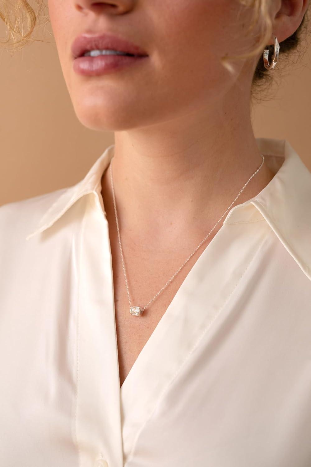 imageAlex and Ani Birthstone Precious Pendant NecklaceSilver