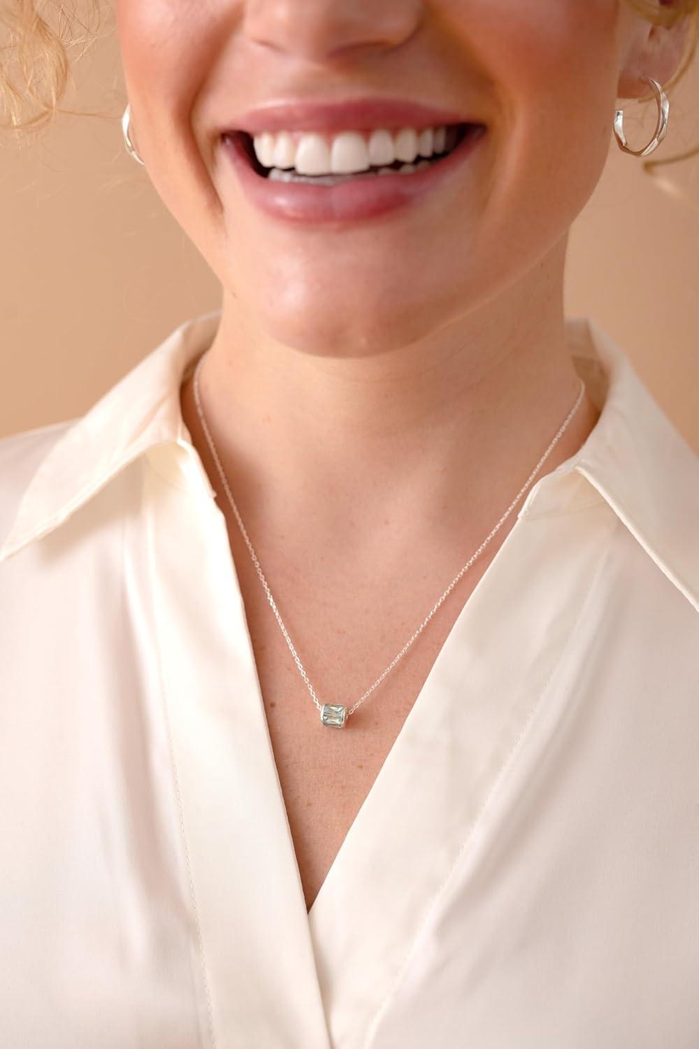 imageAlex and Ani Birthstone Precious Pendant NecklaceSilver