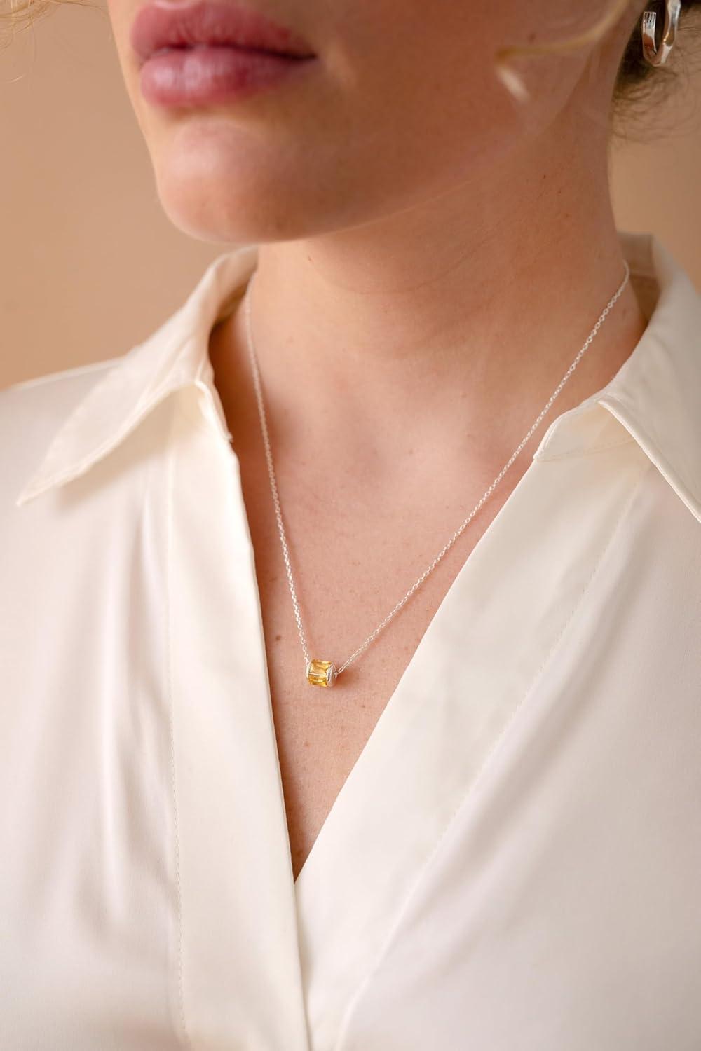 imageAlex and Ani Birthstone Precious Pendant NecklaceSilver