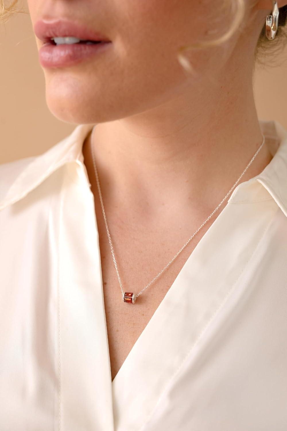 imageAlex and Ani Birthstone Precious Pendant NecklaceSilver