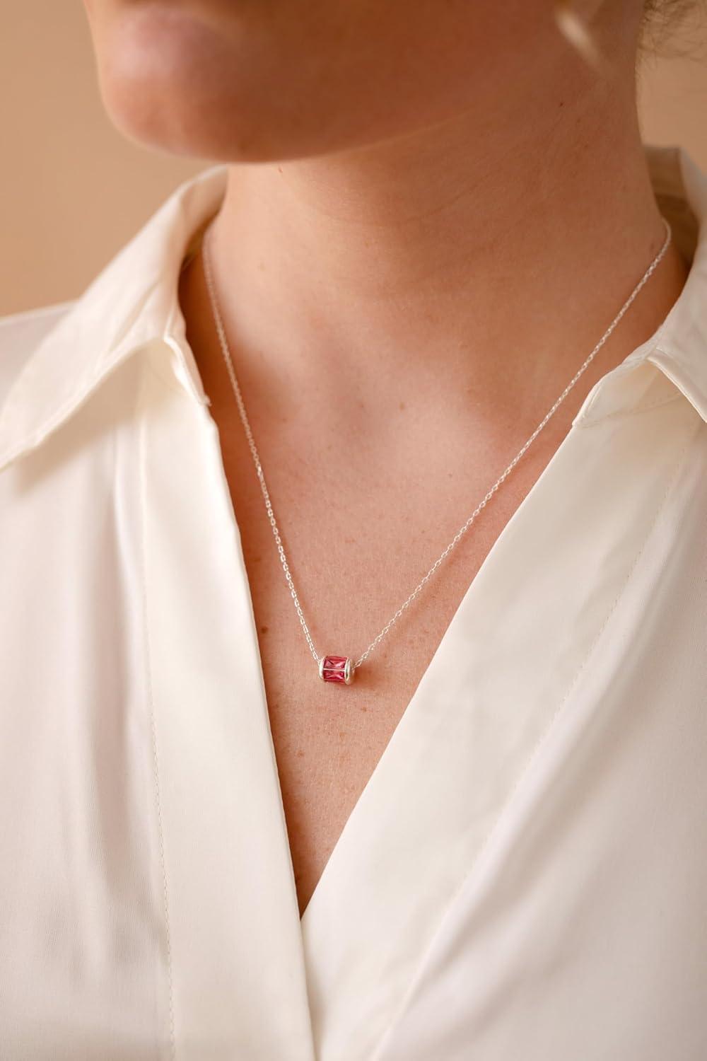 imageAlex and Ani Birthstone Precious Pendant NecklaceSilver