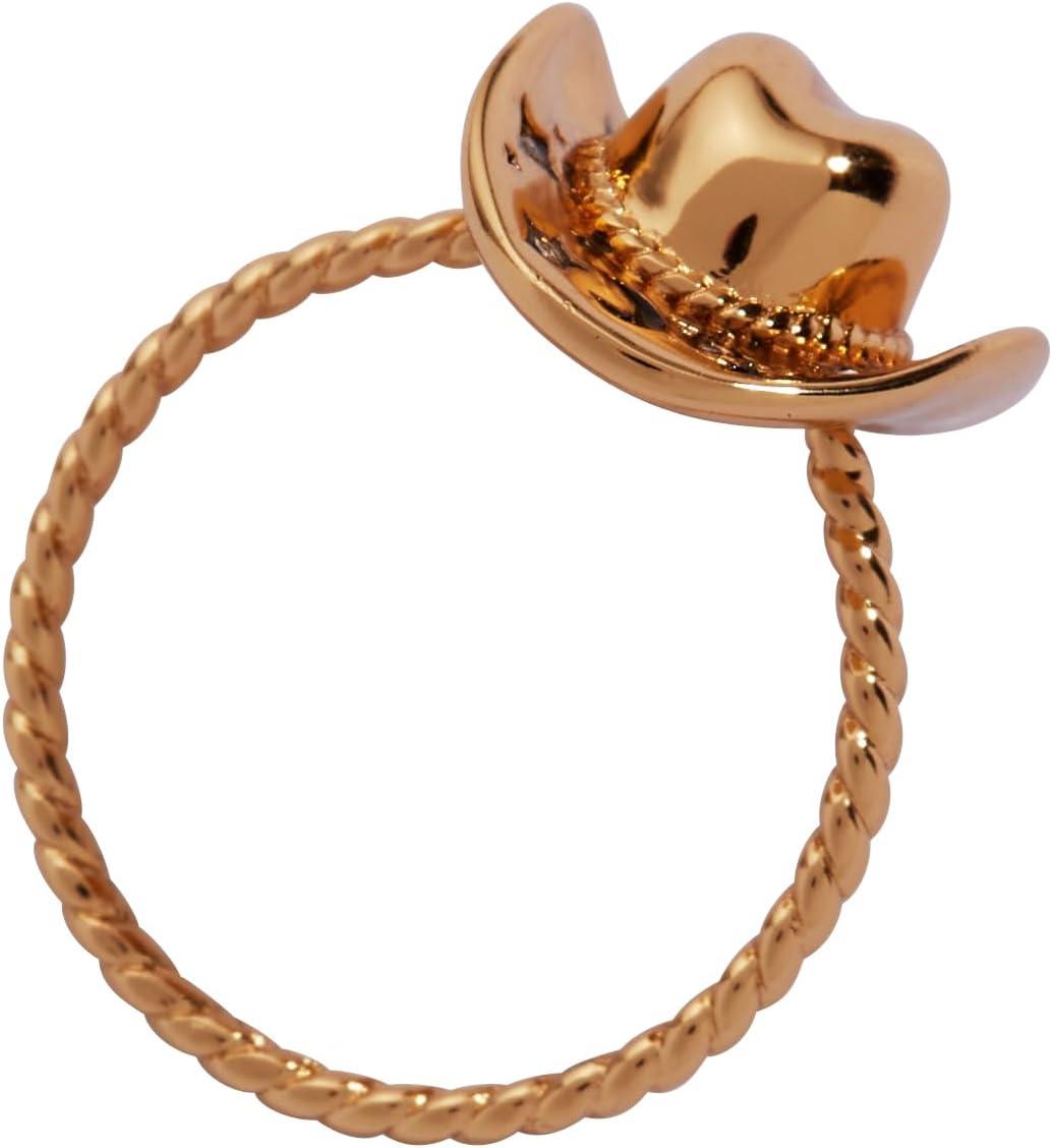 imageAlex and Ani Cowgirl Hat Ring Gold