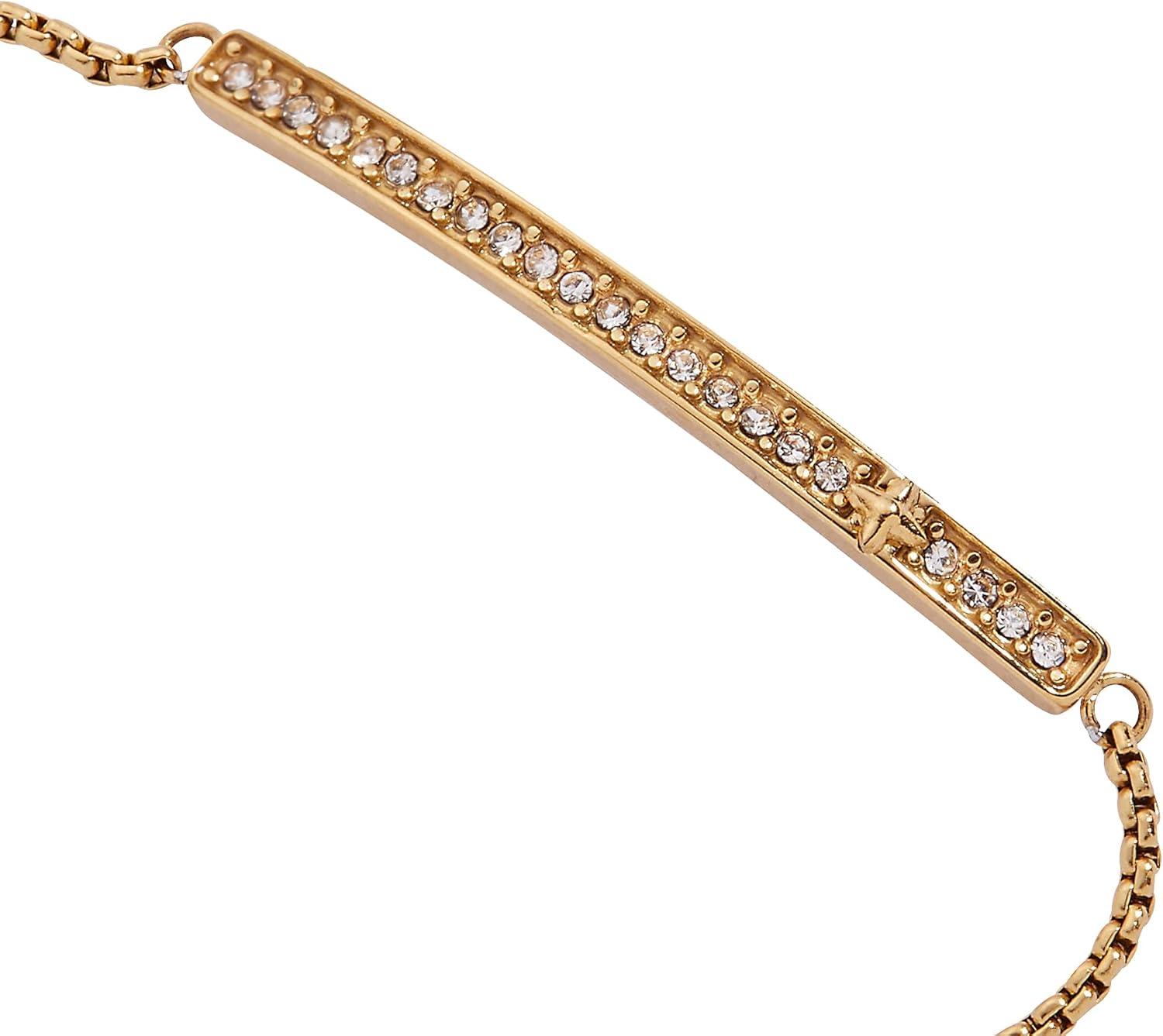 imageAlex and Ani Pave Bolo Birthstone Bracelet Stainless Steel GoldSilver Perfect for Stacking Adjustable Birthstone Bracelet for Women Ideal Gift JewelryApril