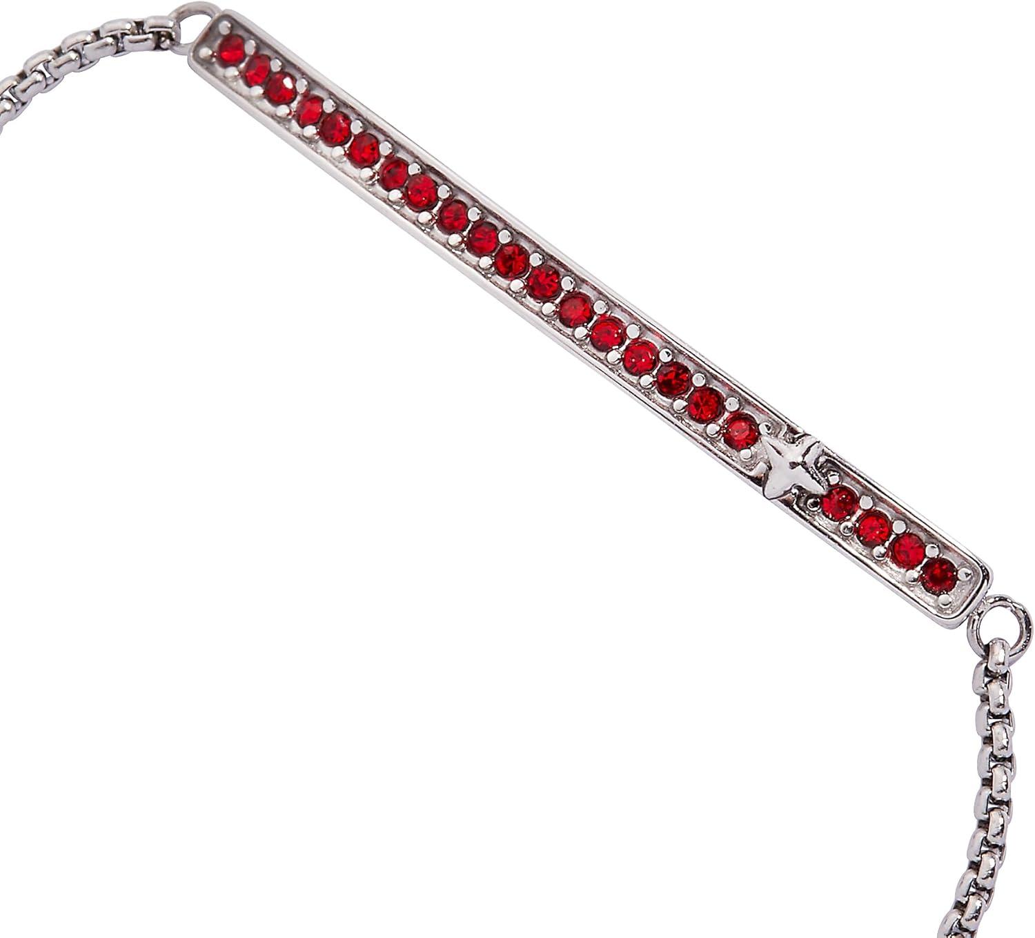 imageAlex and Ani Pave Bolo Birthstone Bracelet Stainless Steel GoldSilver Perfect for Stacking Adjustable Birthstone Bracelet for Women Ideal Gift JewelryJuly