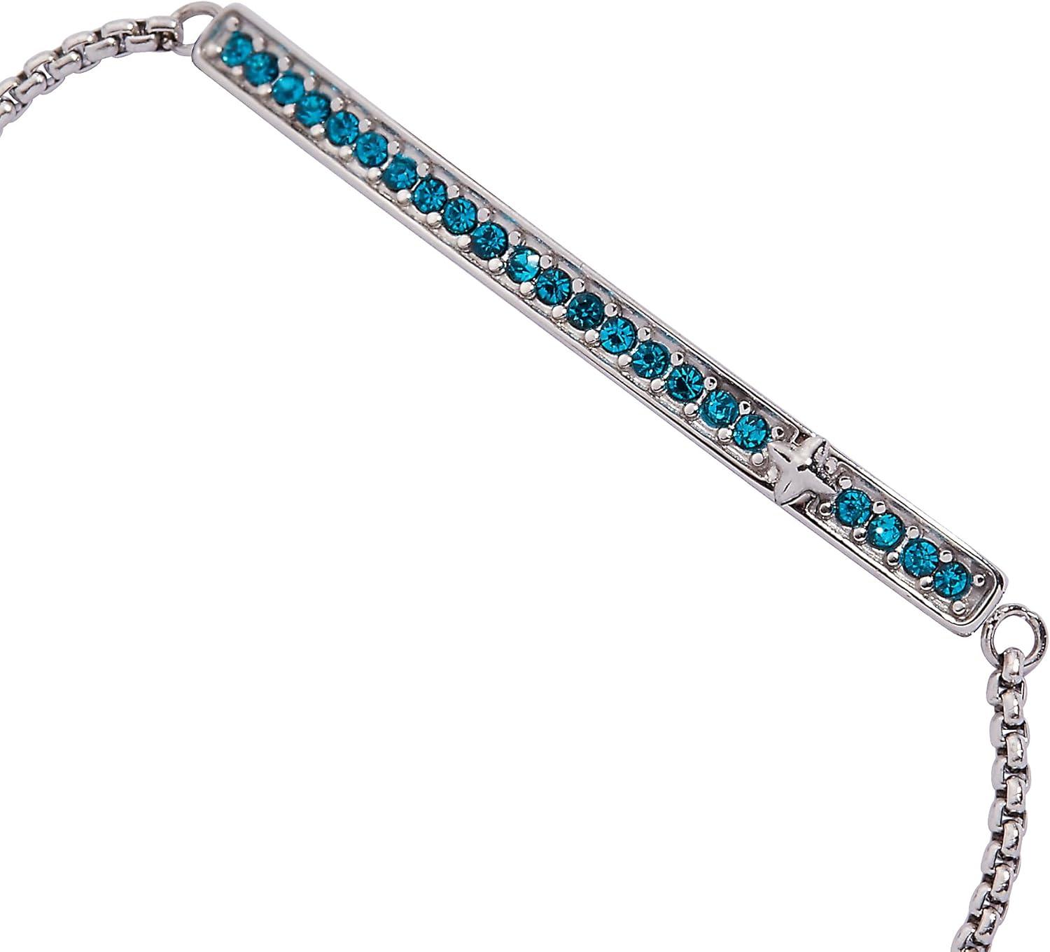 imageAlex and Ani Pave Bolo Birthstone Bracelet Stainless Steel GoldSilver Perfect for Stacking Adjustable Birthstone Bracelet for Women Ideal Gift JewelryDecember