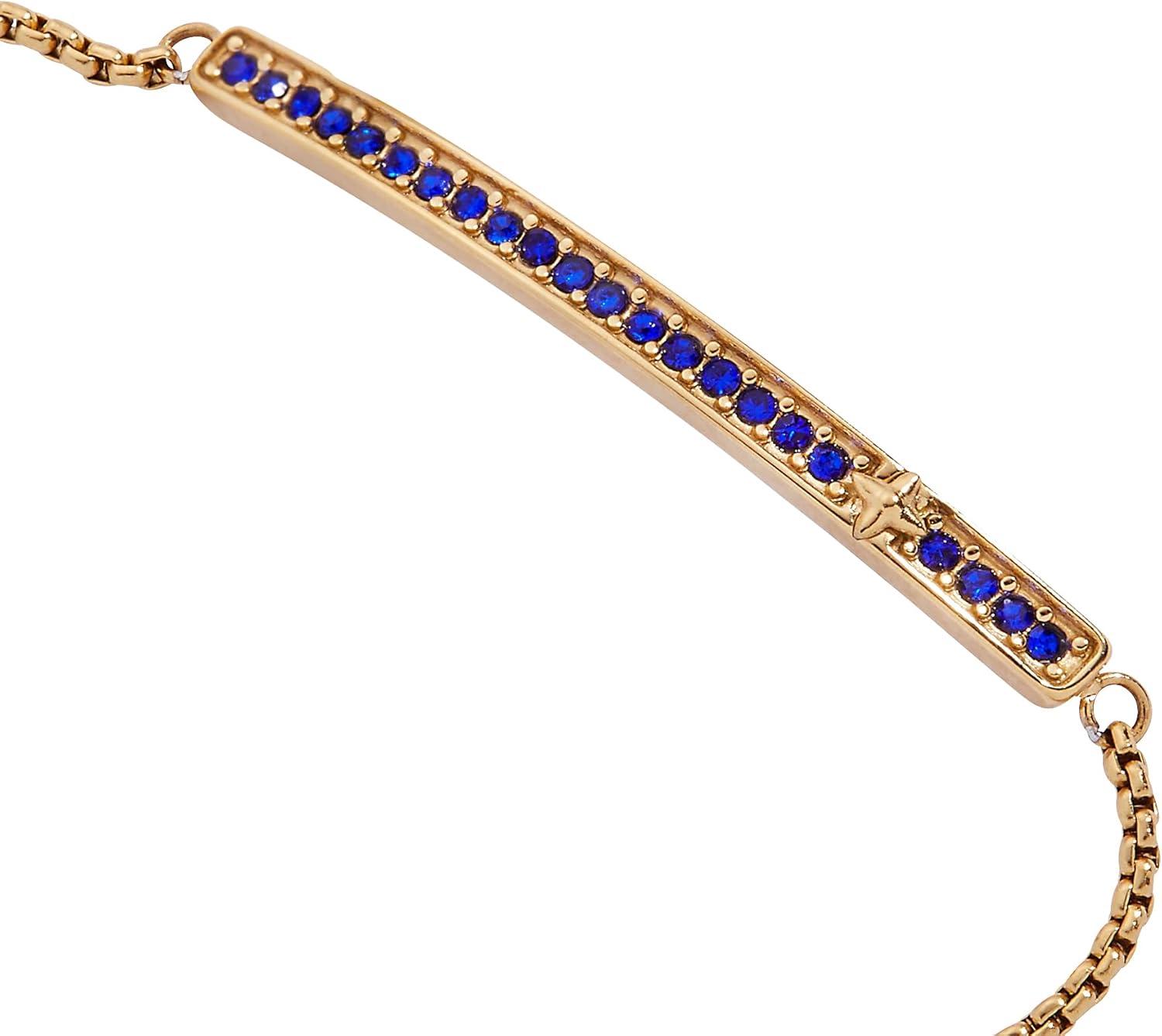 imageAlex and Ani Pave Bolo Birthstone Bracelet Stainless Steel GoldSilver Perfect for Stacking Adjustable Birthstone Bracelet for Women Ideal Gift JewelrySeptember