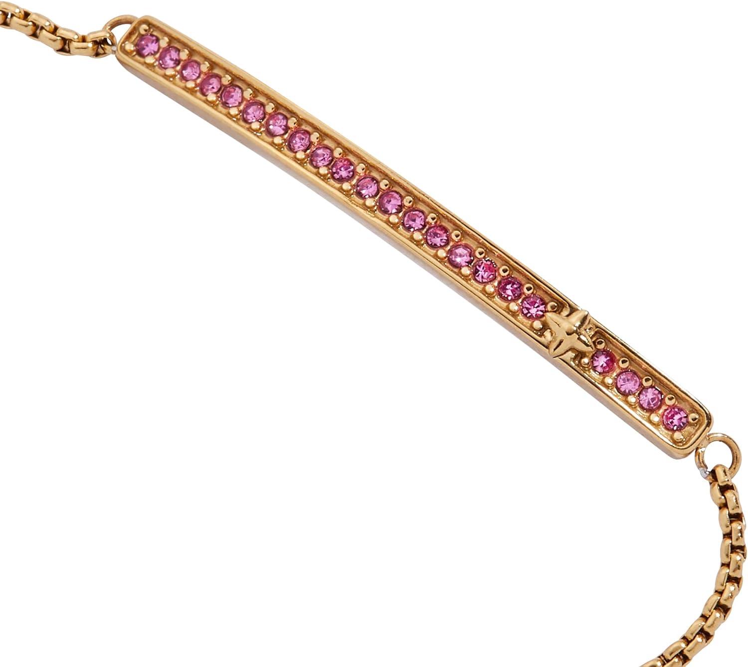 imageAlex and Ani Pave Bolo Birthstone Bracelet Stainless Steel GoldSilver Perfect for Stacking Adjustable Birthstone Bracelet for Women Ideal Gift JewelryOctober