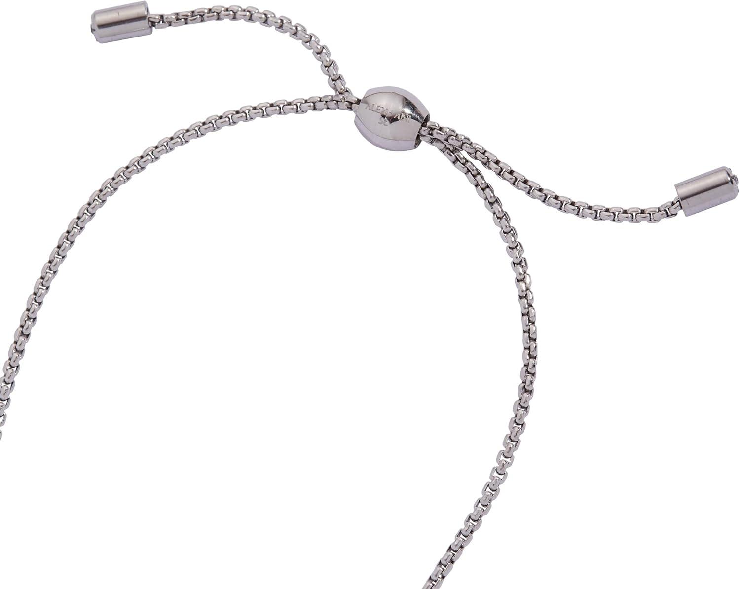 imageAlex and Ani Pave Bolo Birthstone Bracelet Stainless Steel GoldSilver Perfect for Stacking Adjustable Birthstone Bracelet for Women Ideal Gift JewelryAugust