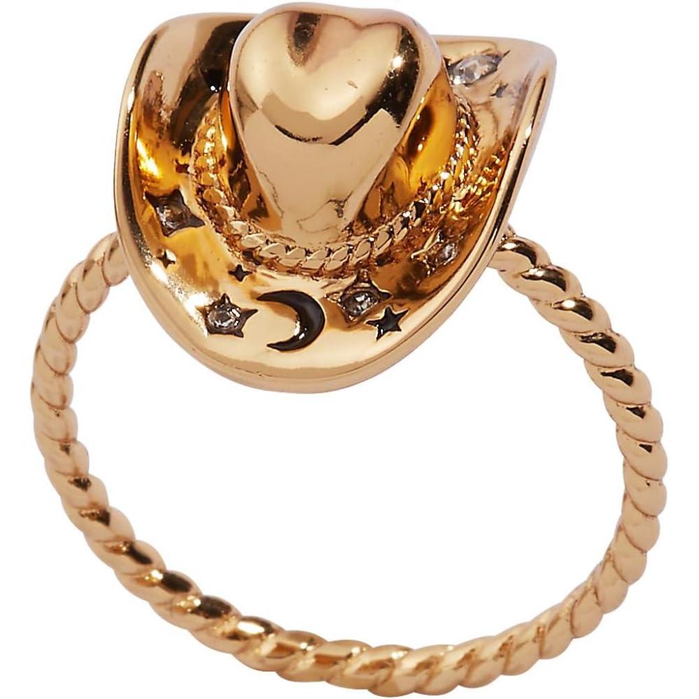 imageAlex and Ani Cowgirl Hat Ring Gold