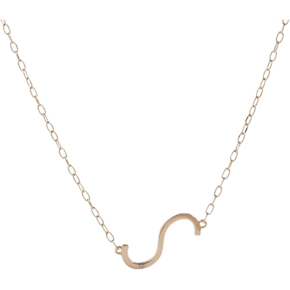 imageAlex and Ani Initial K Precious Elongated NecklaceAlex and Ani Precious Elongated Initial Necklace S