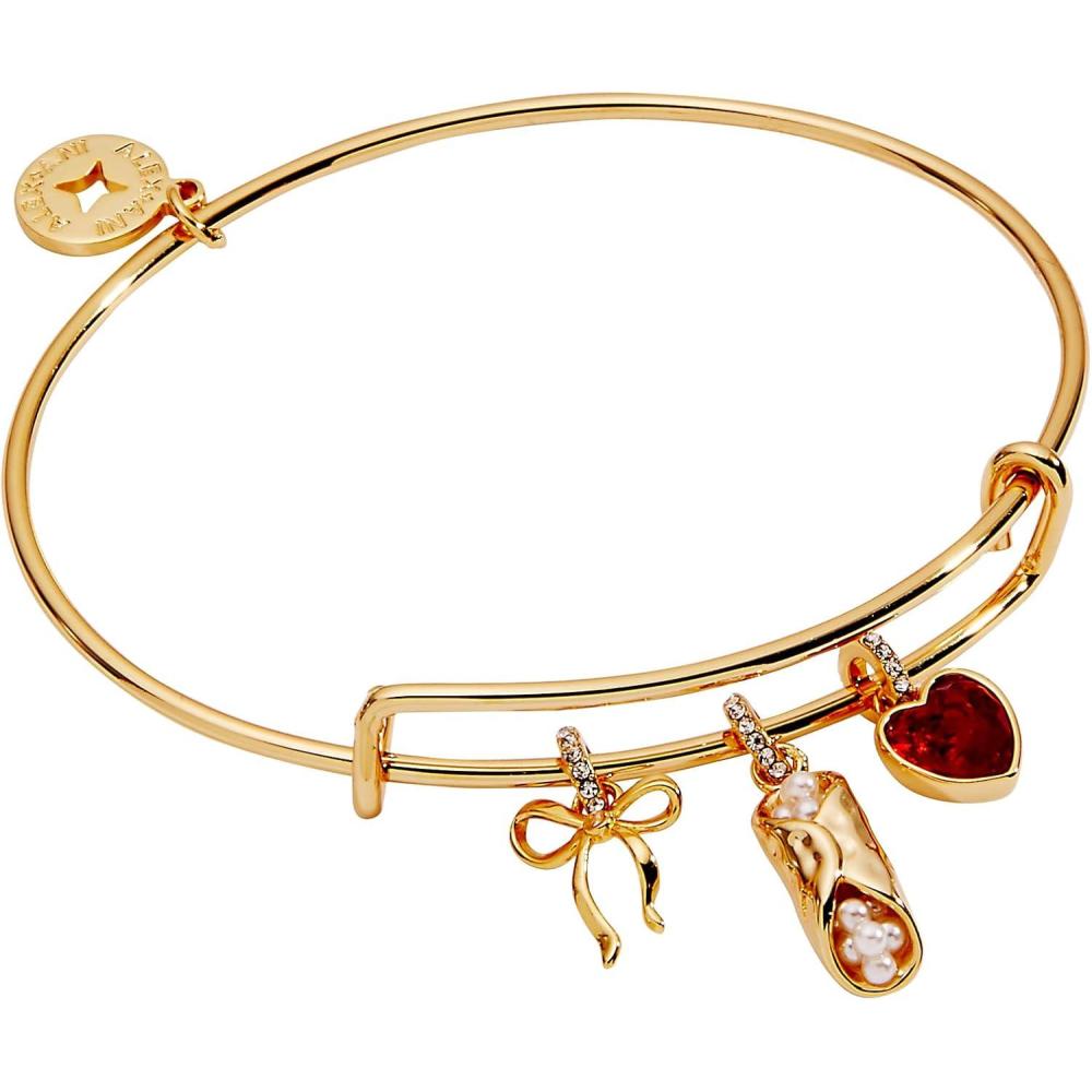 imageAlex and Ani There Cannoli Be You BraceletsMulti Charm Bangle Shiny Gold