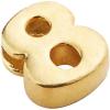 imageAlex and Ani CS20NUM8GNumerology Eight Charm14kt Gold PlatedGold Slider Charms