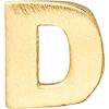 imageAlex and Ani Initial D Slider Charm Create Your Own Initial D Charm 14kt Gold Plated Gold Charm Size 025 inch Width by 029 inch Height