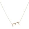 Alex and Ani Precious Elongated Initial Necklace E