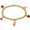 imageAlex and Ani There Cannoli Be You BraceletsCharm Stretch Bracelet Shiny Gold