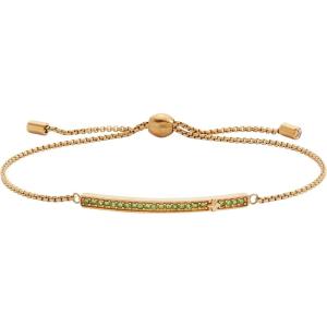 Alex and Ani Pave Bolo Birthstone Bracelet – Stainless Steel Gold/Silver, Perfect for Stacking, Adjustable Birthstone Bracelet for Women, Ideal Gift Jewelry(August)