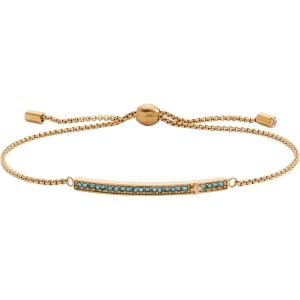 Alex and Ani Pave Bolo Birthstone Bracelet – Stainless Steel Gold/Silver, Perfect for Stacking, Adjustable Birthstone Bracelet for Women, Ideal Gift Jewelry(March)