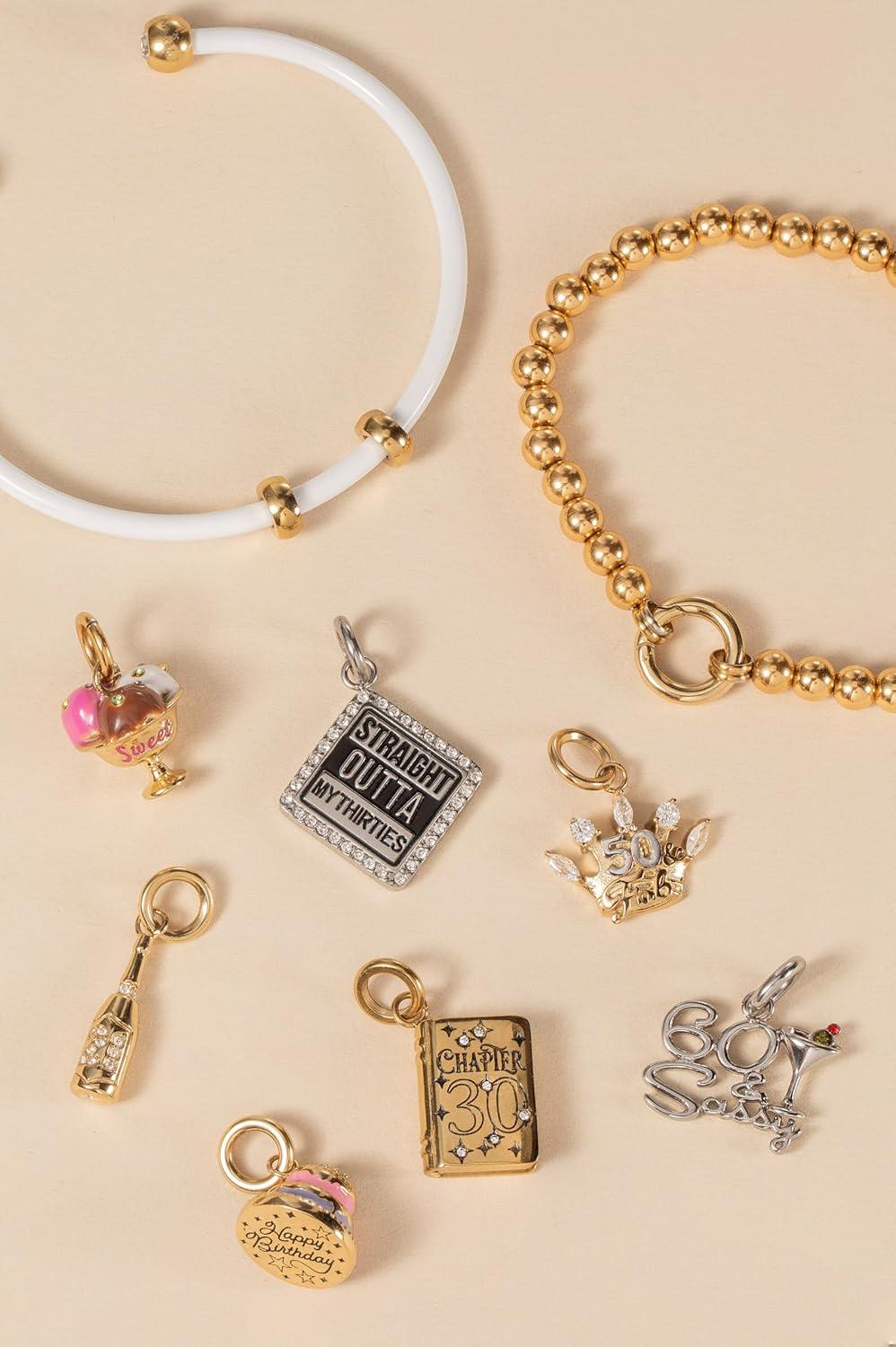 imageAlex and Ani 60 amp Sassy Martini CharmSweet 16 Ice Cream Charm