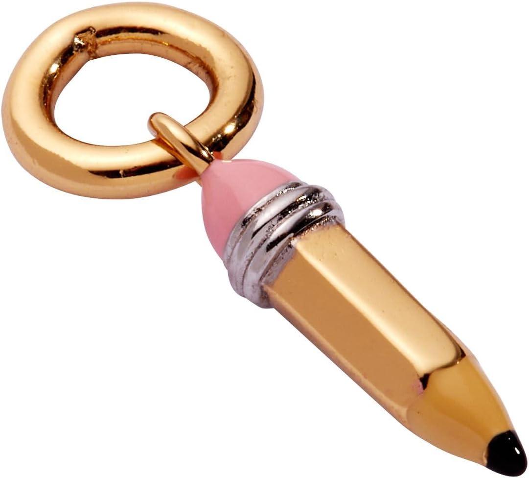 imageAlex and Ani School Charm Collection Playful Enamel amp Resin Charms for Bracelets and Necklaces NickelFree Ideal Gift for Students and TeachersPencil Charm