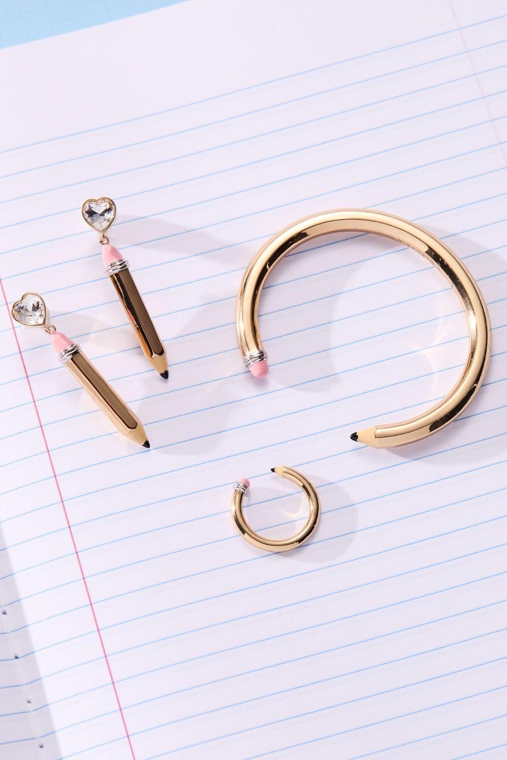 imageAlex and Ani Teachers Pet EarringsPencil Heart Drop Earring